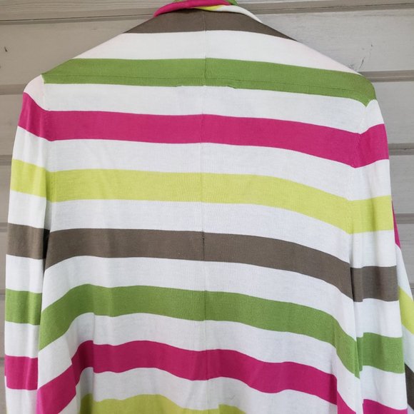 Vintage Y2K BCBG MAXAZRIA Striped Knit Crop Top Women's Small - Picture 7 of 12